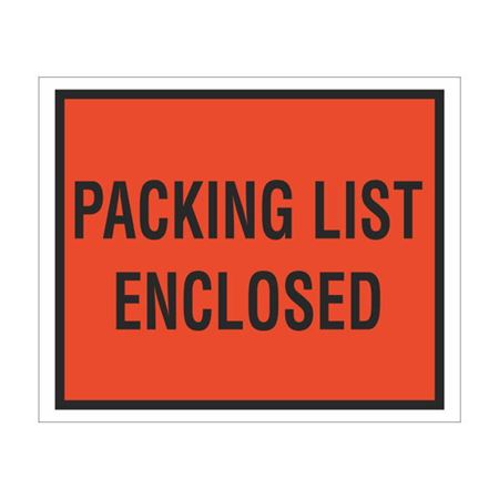 Packing List Enclosed Envelope