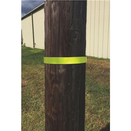 Pole Reflectors - Diamond Grade Reflectors - Yellow/Green