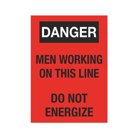 Utility Pole Sign w/Magnetic Strip