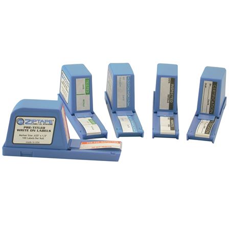 Zip Tape Calibration Labels - Calibration - 3/4 x 1 1/2