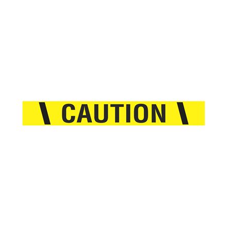 Printed Vinyl Tape - Caution 2" x 100'