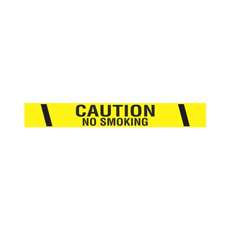 Printed Vinyl Tape - Caution No Smoking