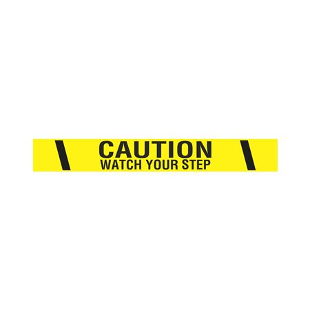 Printed Vinyl Tape - Caution Watch Your Step