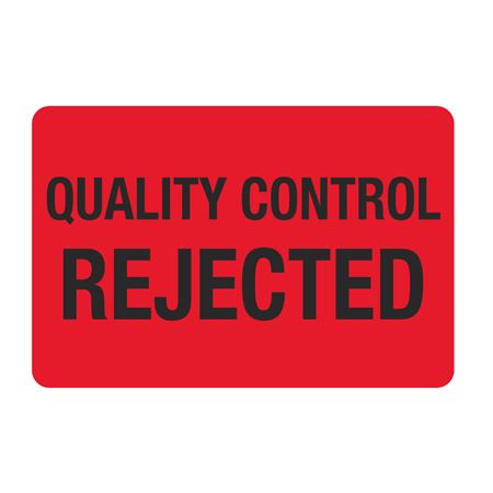 Food Facility Labels - Quality Control Rejected