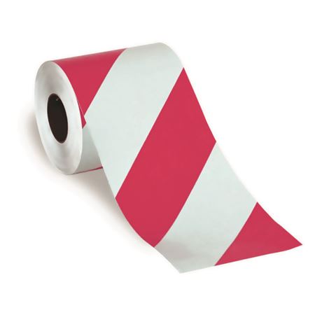 Reflective Tape 6" Wide - with 6" Left Slant Stripes