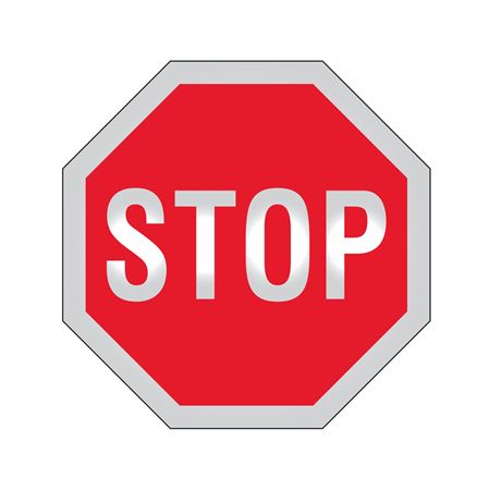 STOP - 12" x 12" Reflective Sign