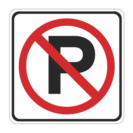 No Parking (Graphic) - High Intensity Reflective 24" x 24"