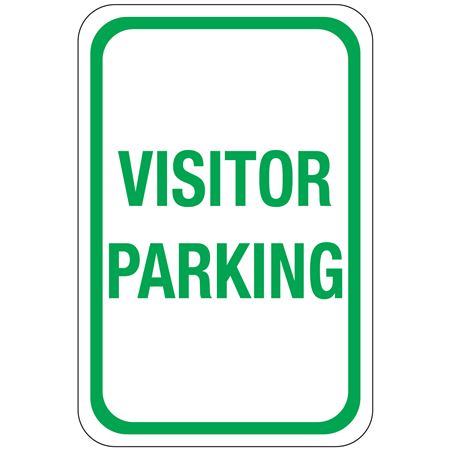 Visitor Parking Sign 12" x 18"