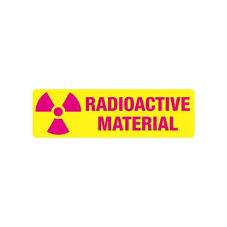 Radiation Markings - Radioactive Material 3 x 10
