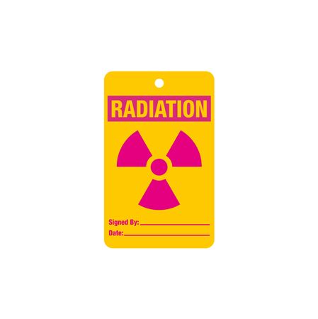 Radiation Markings - Radiation - Rigid Vinyl - 3 1/8 x 5