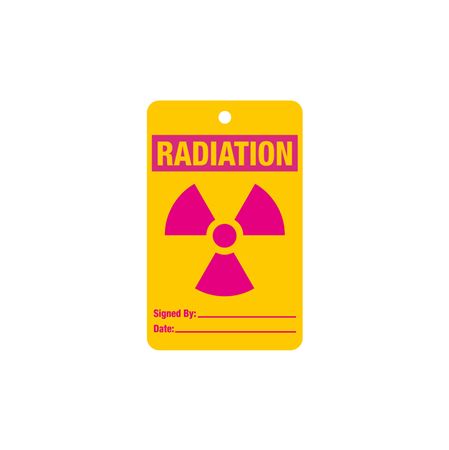 Radiation - Rigid Vinyl Tag