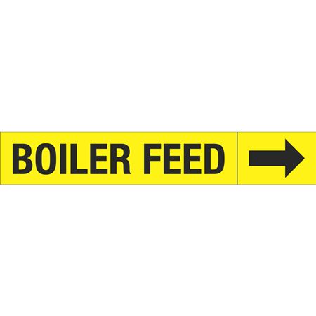 Roll Style Pipe Markers - Boil Feed