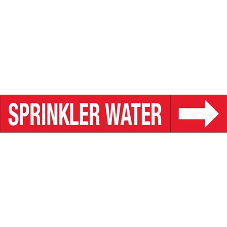 Roll Style Pipe Markers - Sprinkler Water