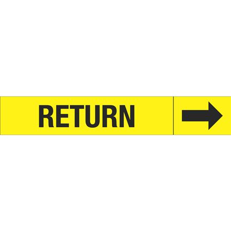 Roll Style Pipe Markers - Return