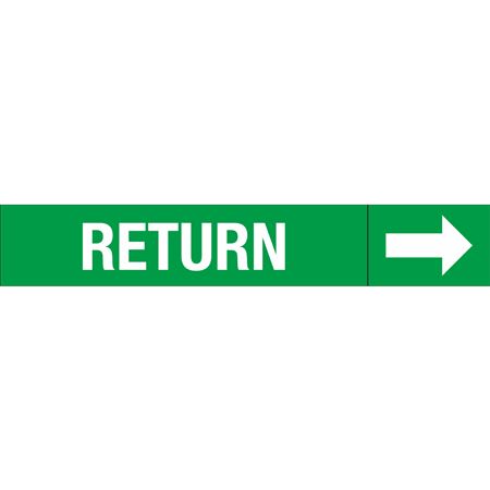 Roll Style Pipe Markers - Return (Green)