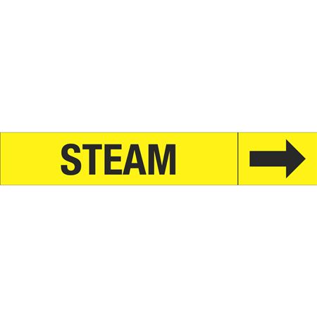 Roll Style Pipe Markers - Steam