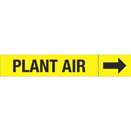 Roll Style Pipe Markers - Plant Air