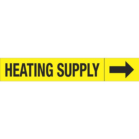 Roll Style Pipe Markers - Heat Supply