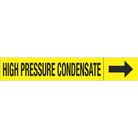Roll Style Pipe Markers - High Pressure Condensate