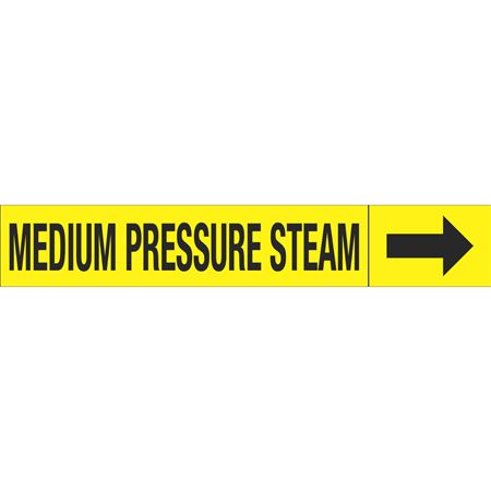 Roll Style Pipe Markers - Medium Pressure Steam