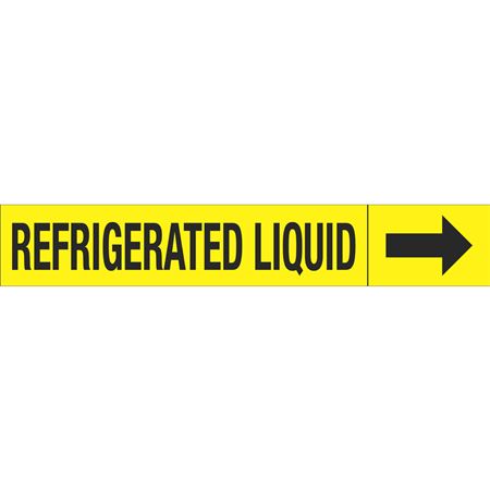 Roll Style Pipe Markers - Refrigerated Liquid