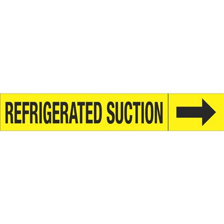 Roll Style Pipe Markers - Refrigerated Suction
