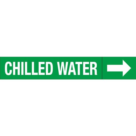 Roll Style Pipe Markers - Chilled Water