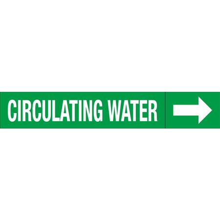 Roll Style Pipe Markers - Circulating Water