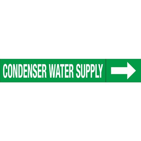 Roll Style Pipe Markers - Condenser Water Supply