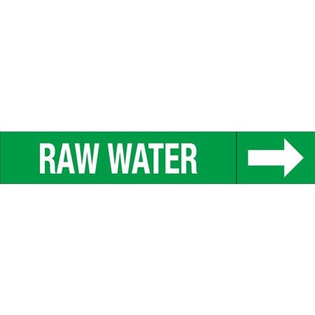 Roll Style Pipe Markers - Raw Water