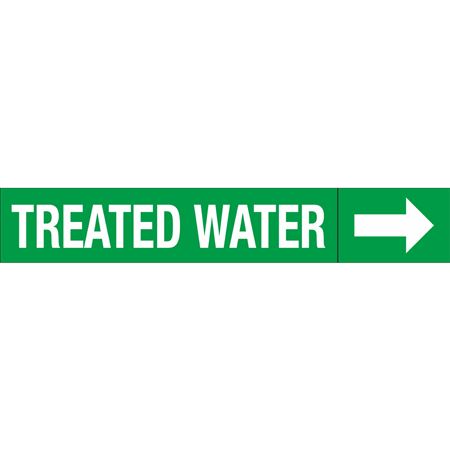 Roll Style Pipe Markers - Treated Water