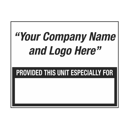 Custom Decal Provided This Unit Especially For - Large 8x10