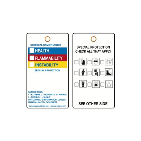 Two-Sided Compliance Tag - 3 1/8 x 5 5/8