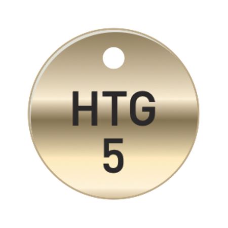 Brass Tags 1 1/2" - HTG Heating