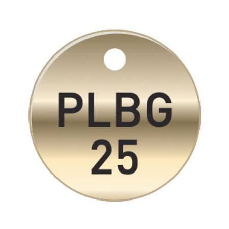 Brass Tags - PLBG Plumbing