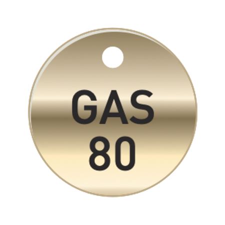 Brass Tags 1 1/2" - GAS