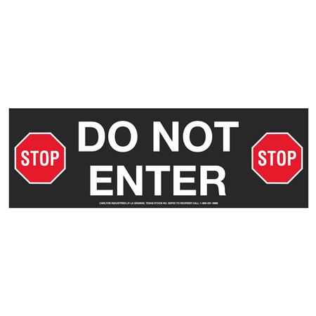 Anti-Slip Floor Decal - Do Not Enter