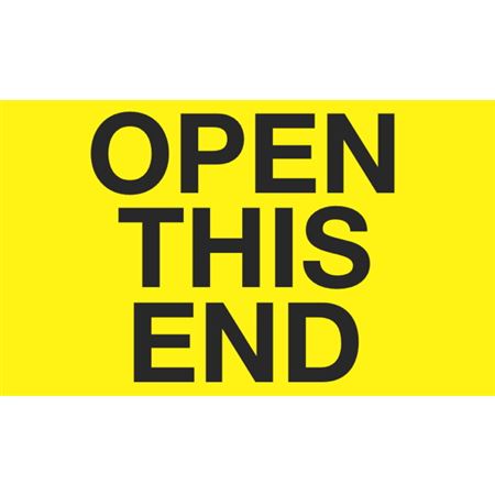 Open This End - 3 x 5