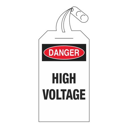 Danger High Voltage 4 x 12 1/2