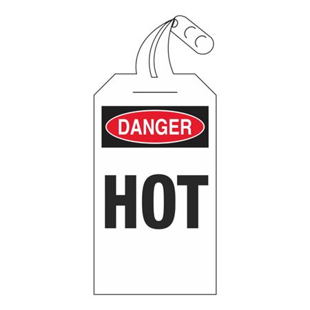 Danger Hot 4 x 12 1/2