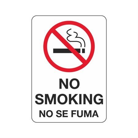 No Smoking No Se Fuma - Polyethylene 7 x 10