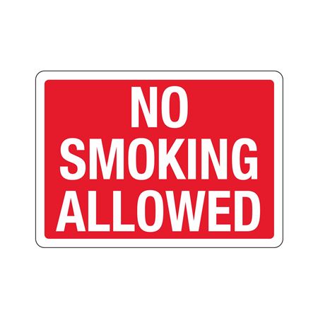 No Smoking Allowed Sign