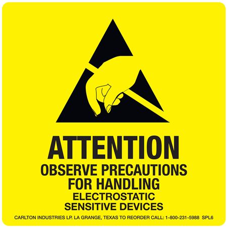 Static Awareness - Attention Observe Precautions 4 x 4