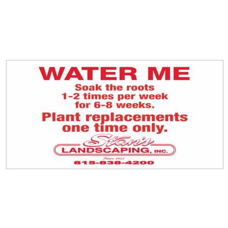Small Quantity Decals - One Color - 2 x 4