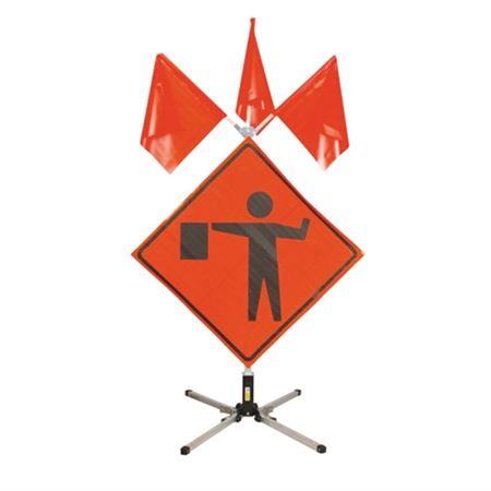 UniFlex Sign Stand - Base & Mast for 48" Signs