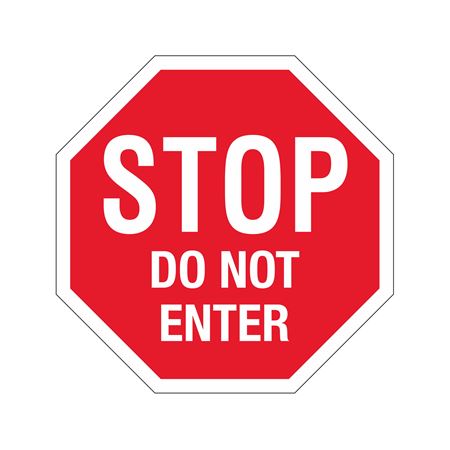 Stop Sign - STOP - Do Not Enter