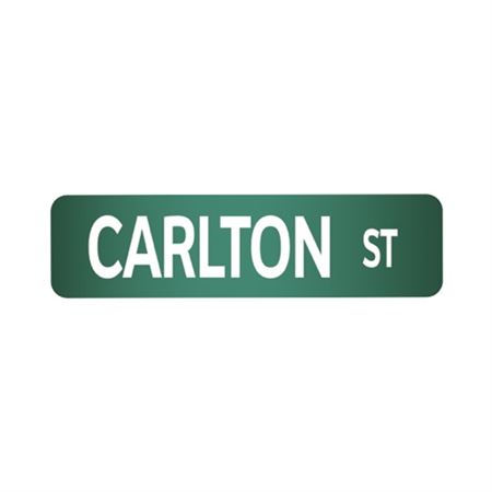 Custom Street Sign 6 Inch