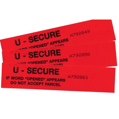 Tamper-Proof Security Strips - 2" x 9"