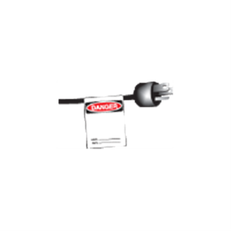 Sling Wrap Electrical Markers - Danger 2.5 x 4.5
