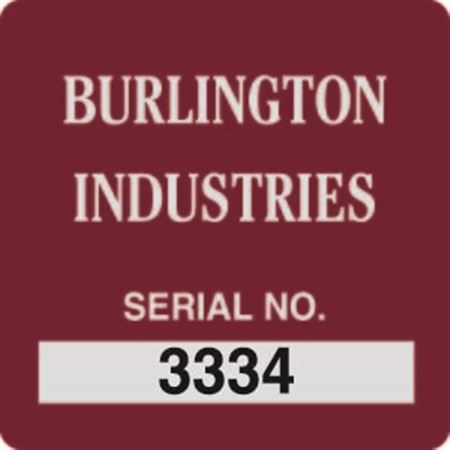 Custom Printed Tuff Tags - No Barcode - Up to 2 Square Inches